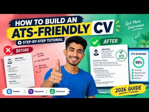 How to Make an ATS Friendly CV with AI in BDJobs Live (Bangla)