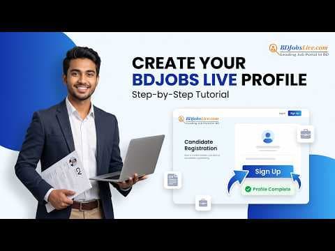How to Create a BDJobs Live Profile | Complete Candidate Profile Tutorial (2026)