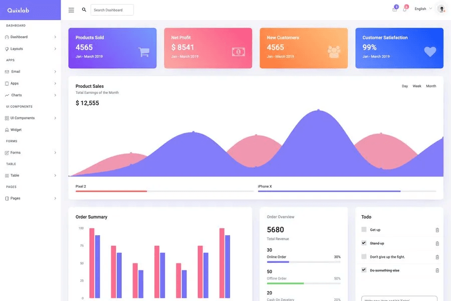 Main HRM Dashboard Preview